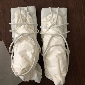 khaite the patrias sandal white